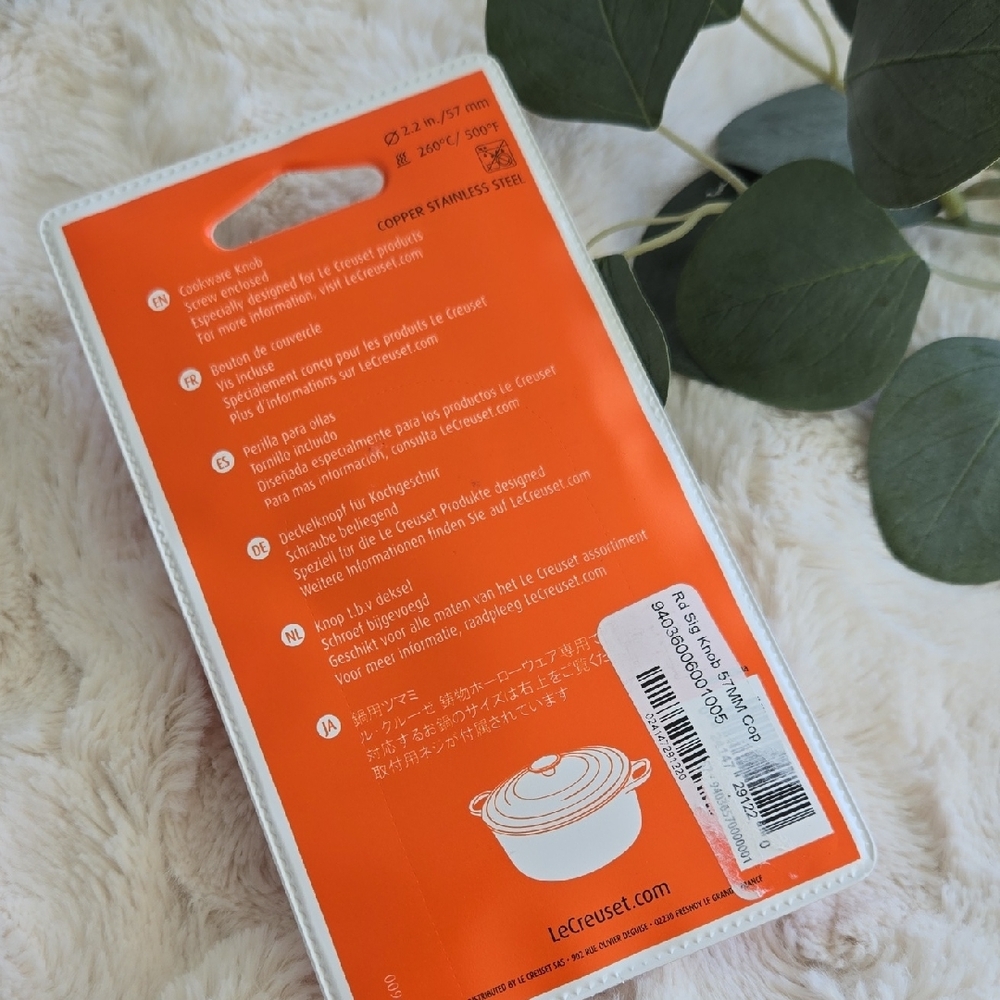 Le Creuset Copper Cookware Knob - Picture 2 of 7